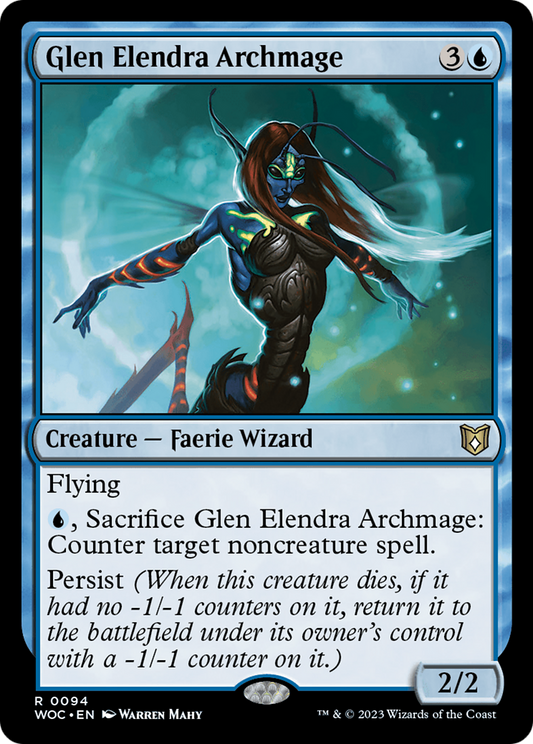 Glen Elendra Archmage (094) - Wilds of Eldraine Commander