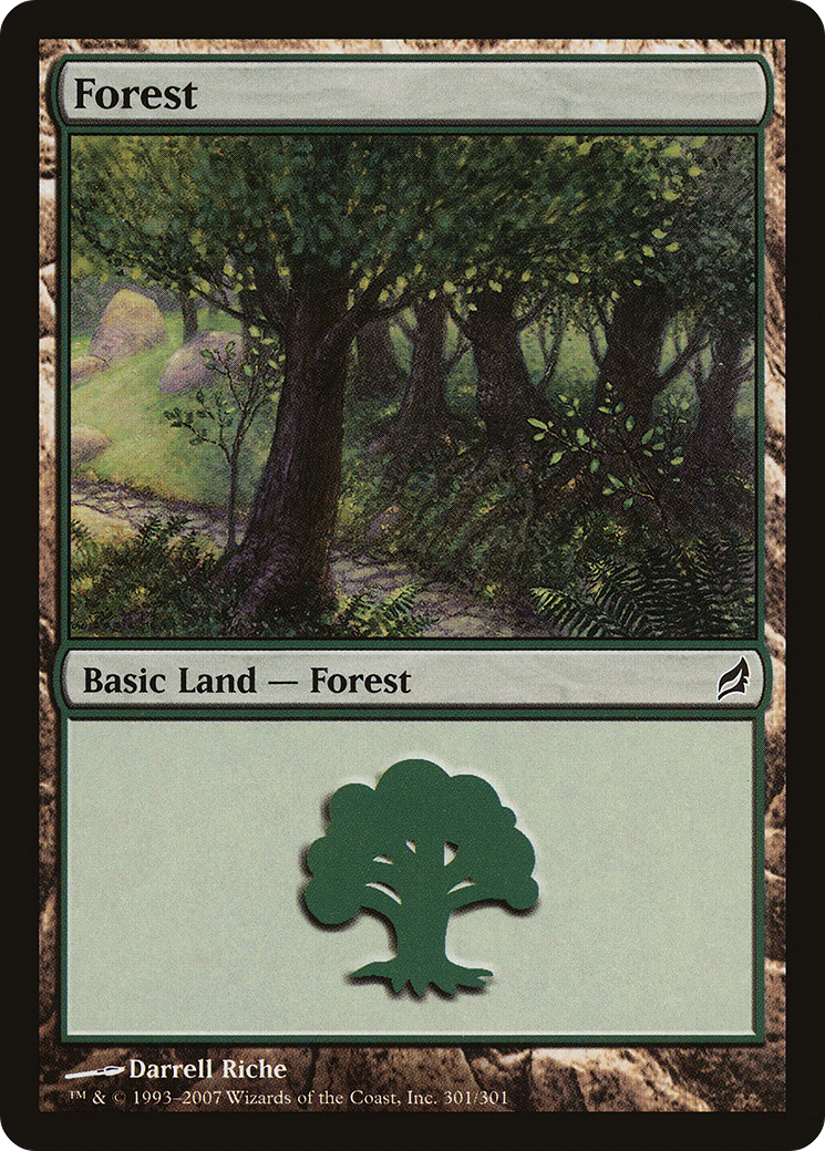 Forest (301) Foil - Lorwyn