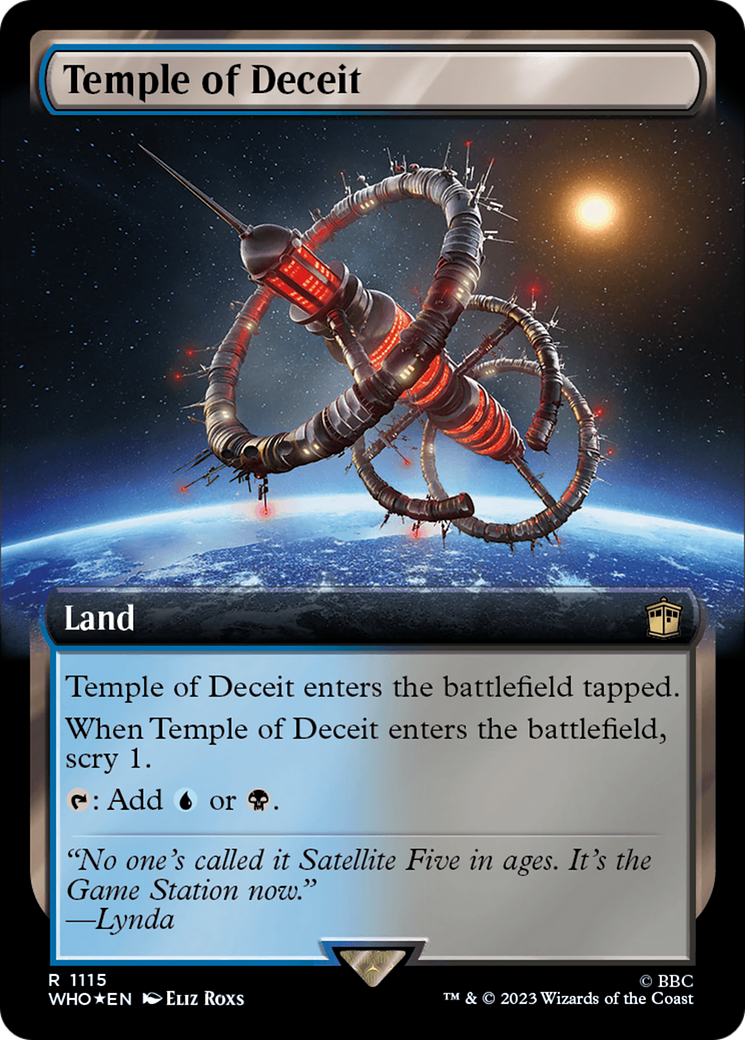 Temple of Deceit (Extended Art) (1115) Foil - Doctor Who