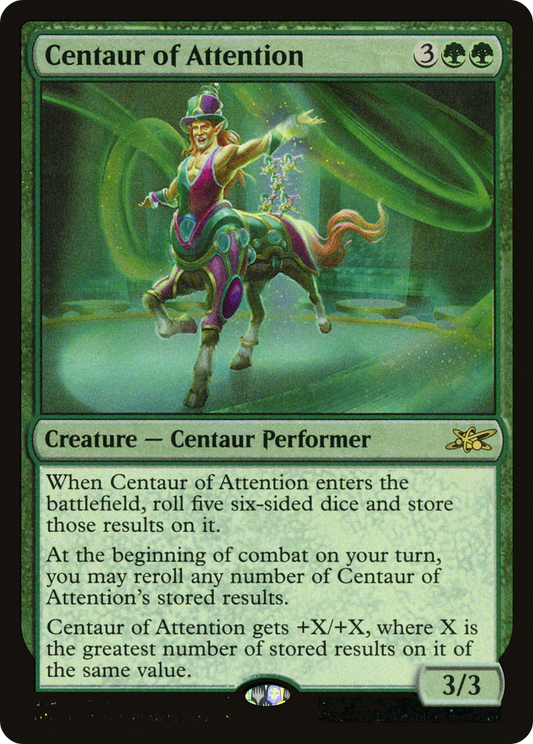 Centaur of Attention (Galaxy Foil) [Unfinity]