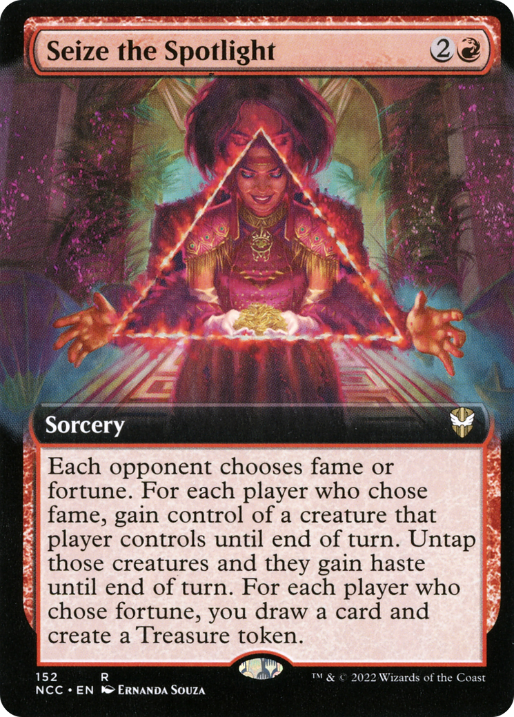 Seize the Spotlight (Extended Art) (152) - New Capenna Commander