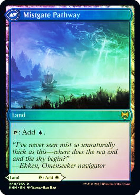 Hengegate Pathway // Mistgate Pathway (260s) Foil - Kaldheim Promos