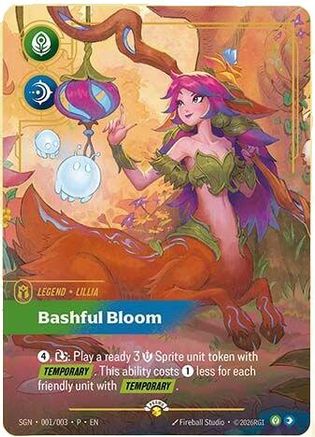 Lillia – Bashful Bloom (001) Foil - Secret Garden