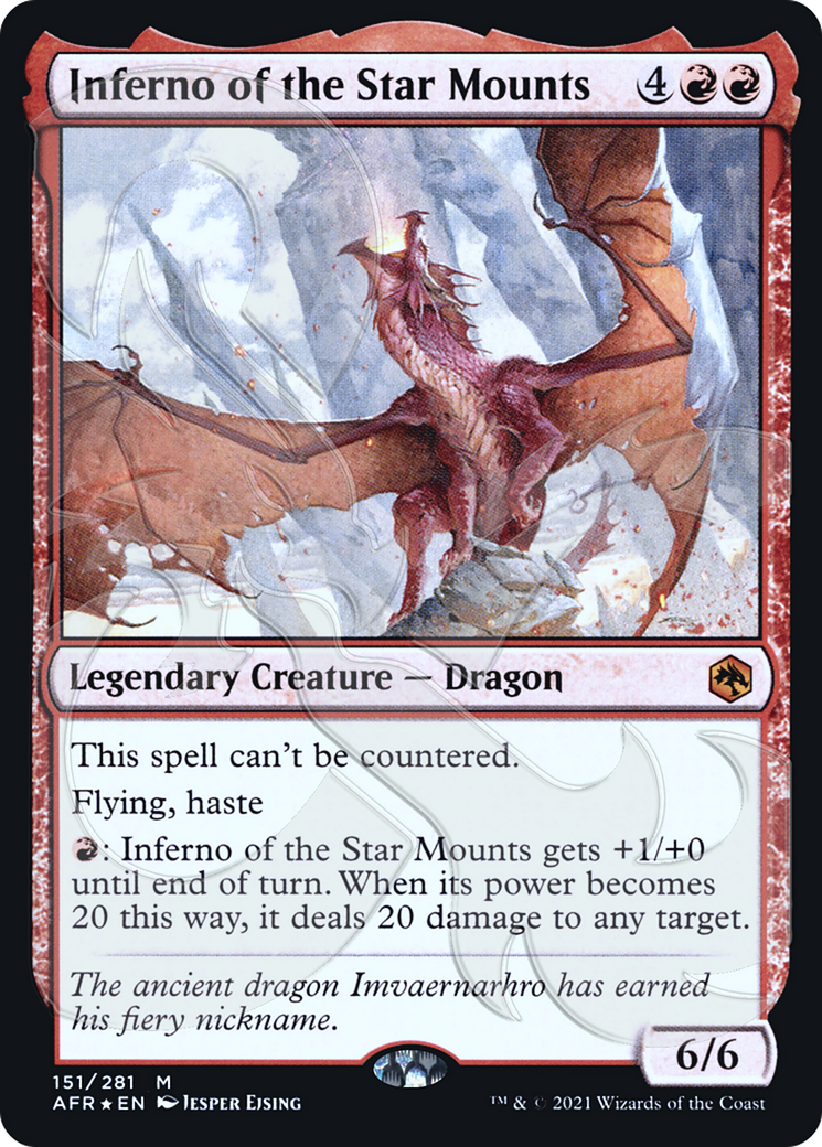Inferno of the Star Mounts (151) Foil - Adventures in the Forgotten Realms Promos
