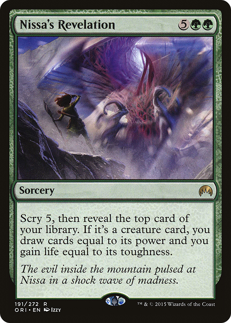 Nissa's Revelation (191) Foil - Magic Origins