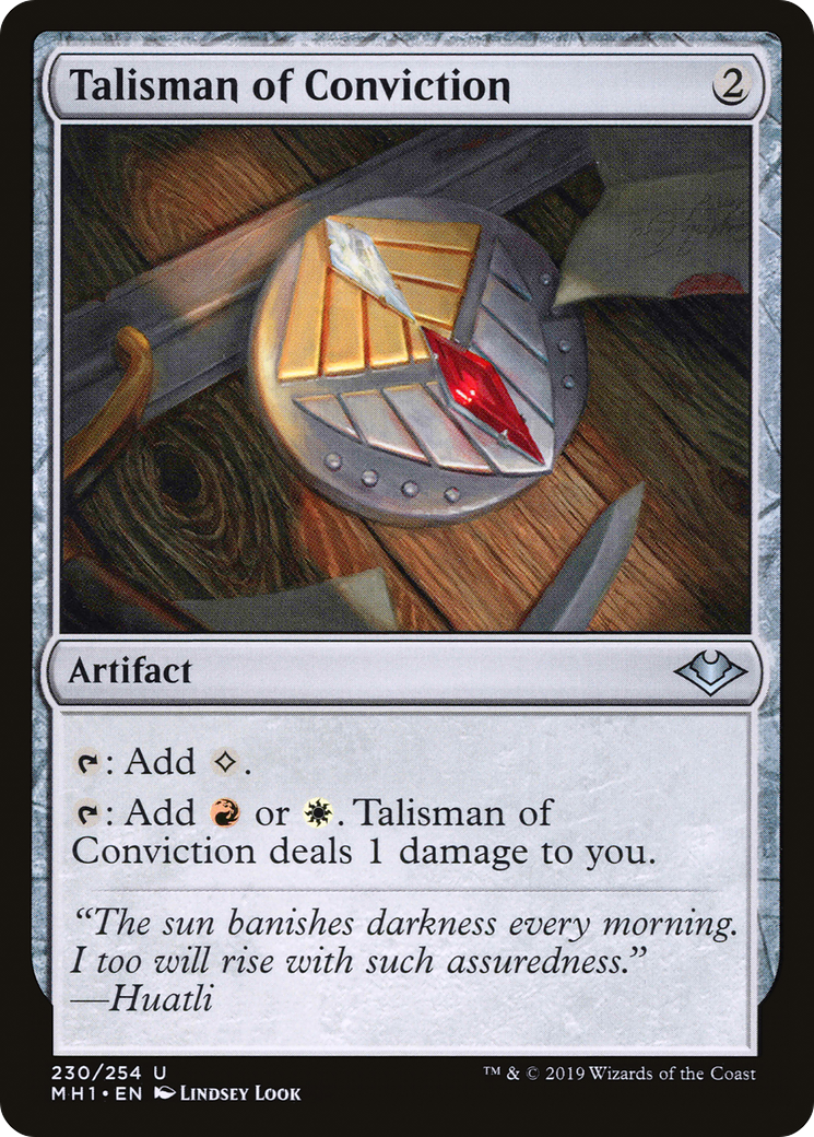 Talisman of Conviction (230) Foil - Modern Horizons