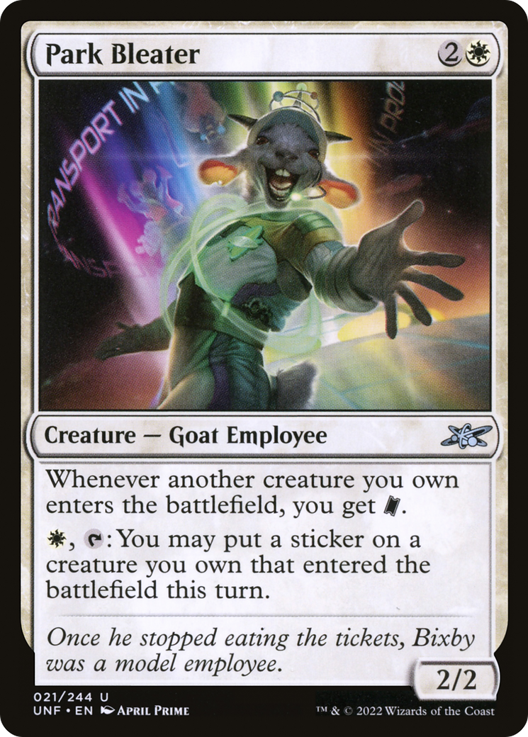 Park Bleater (021) Foil - Unfinity