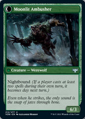 Oakshade Stalker // Moonlit Ambusher [Innistrad: Crimson Vow] | Silver Goblin