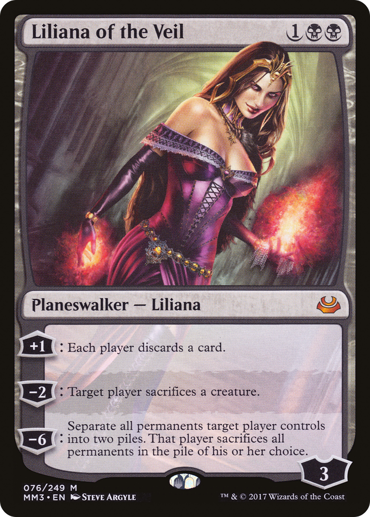 Liliana of the Veil (076) Foil - Modern Masters 2017