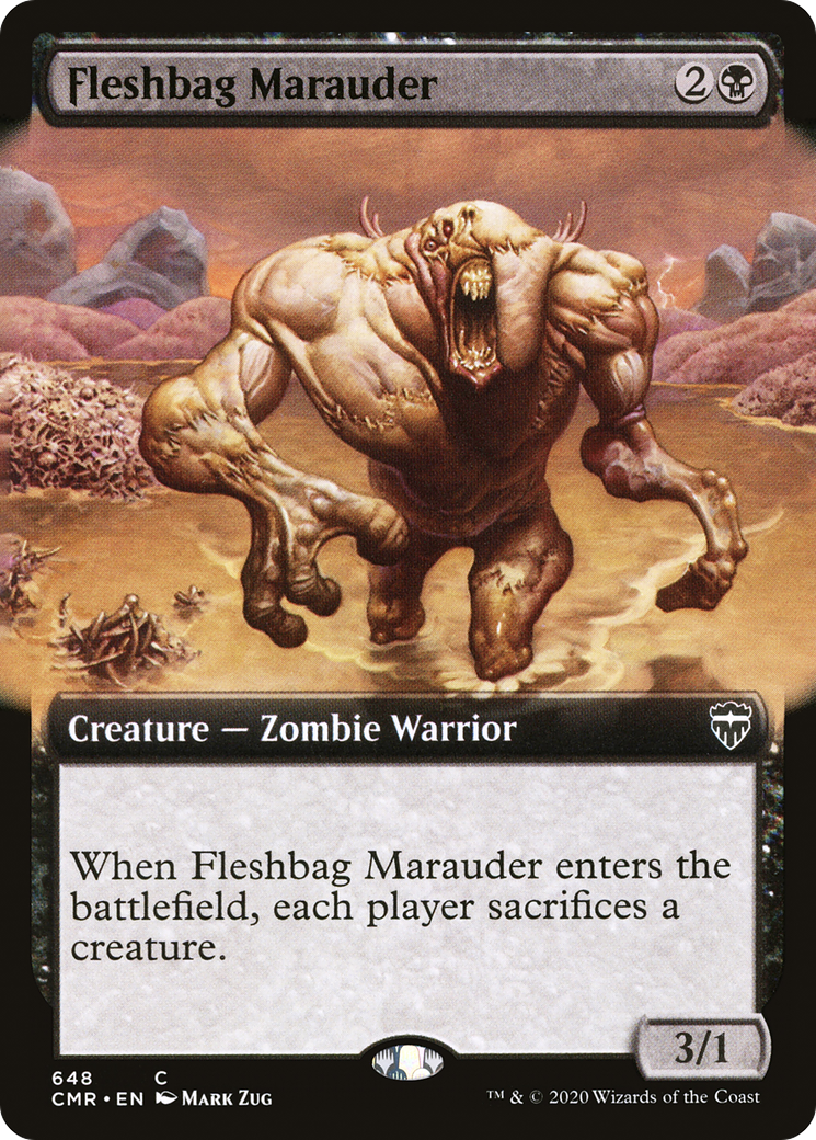 Fleshbag Marauder (Extended Art) (648) Foil - Commander Legends