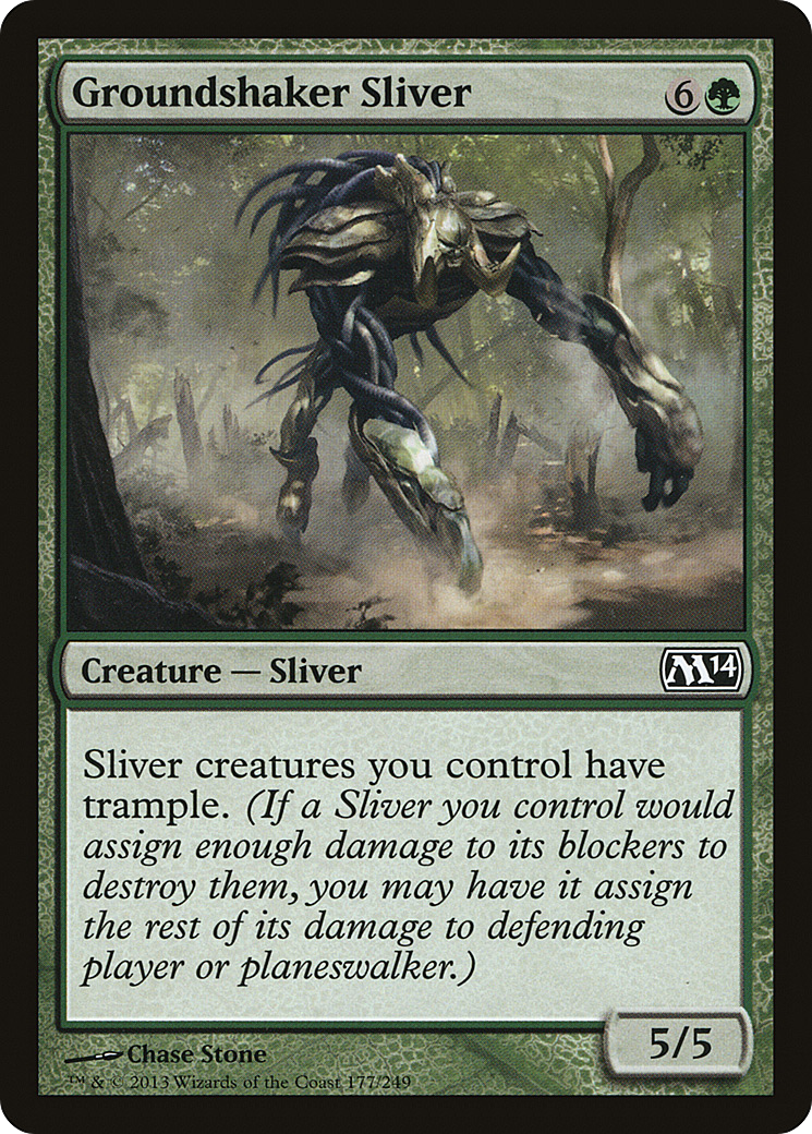 Groundshaker Sliver (177) Foil - Magic 2014
