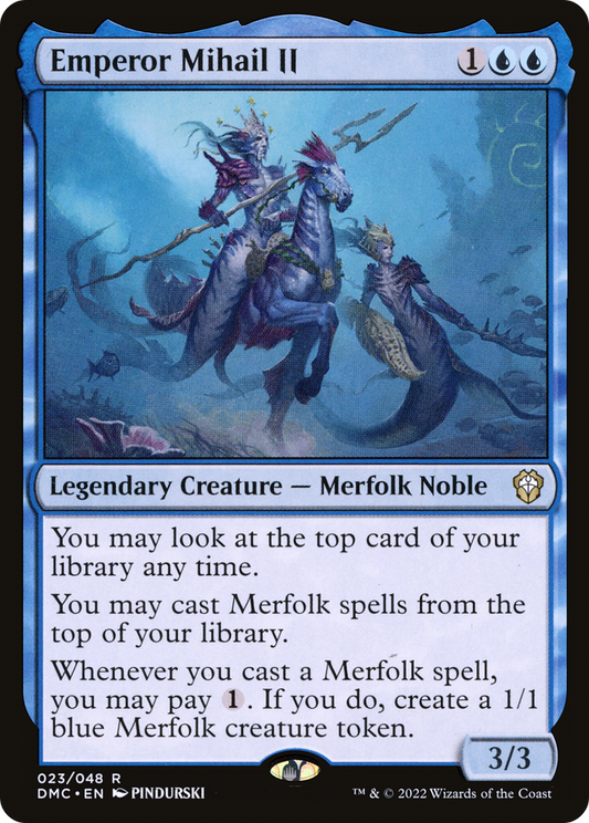 Emperor Mihail II [Dominaria United Commander] Foil