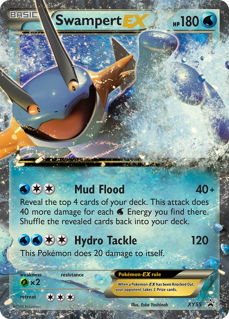 Swampert EX (XY55) [XY: Black Star Promos] | Silver Goblin