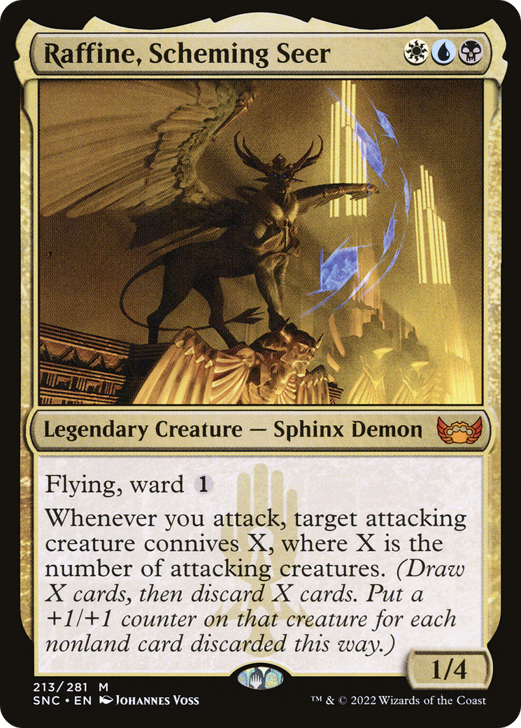 Raffine, Scheming Seer (213) Foil - Streets of New Capenna