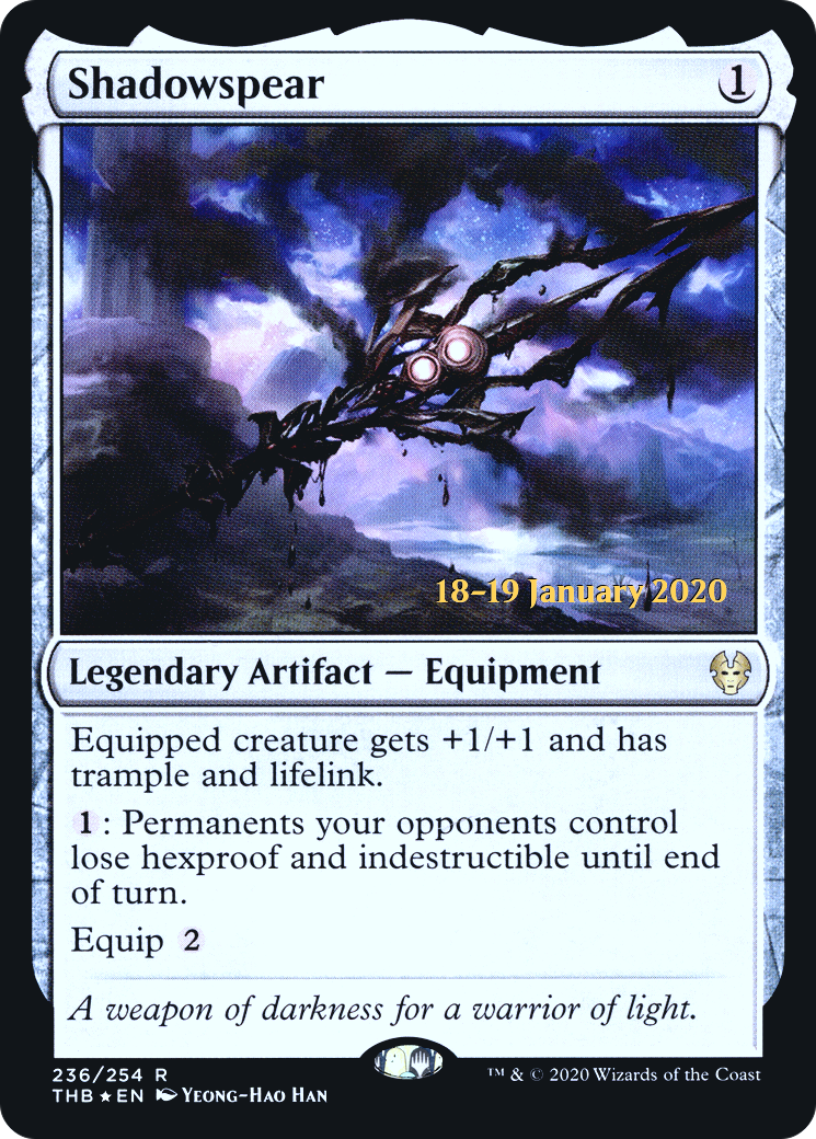Shadowspear (236) Foil - Theros Beyond Death Promos