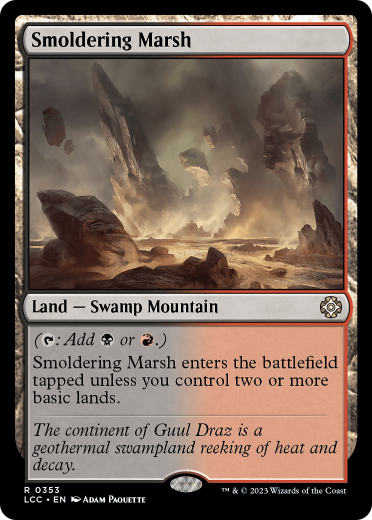 Smoldering Marsh (353) - The Lost Caverns of Ixalan Commander