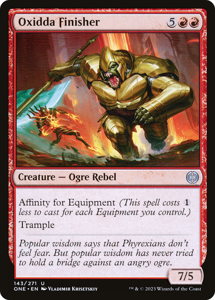 Oxidda Finisher (143) - Phyrexia: All Will Be One