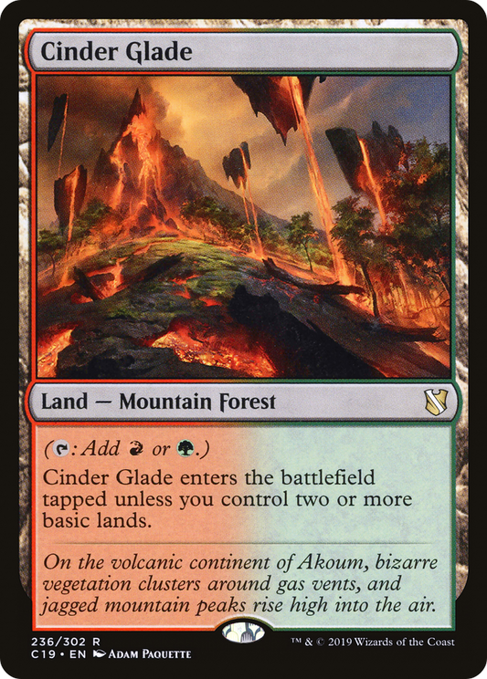 Cinder Glade (236) - Commander 2019