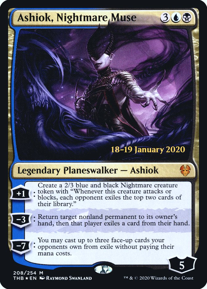 Ashiok, Nightmare Muse [Theros Beyond Death Prerelease Promos] | Silver Goblin