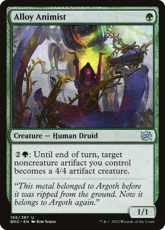 Alloy Animist (166) Foil - The Brothers' War