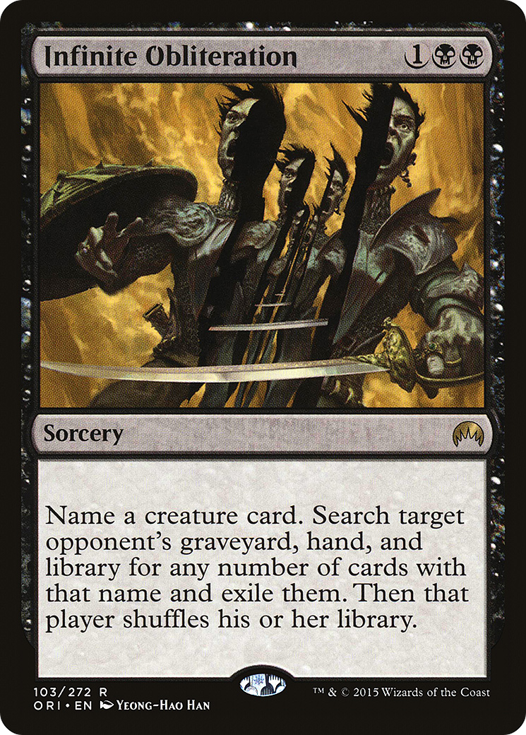 Infinite Obliteration (103) Foil - Magic Origins