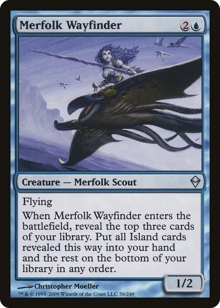 Merfolk Wayfinder (056) - Zendikar