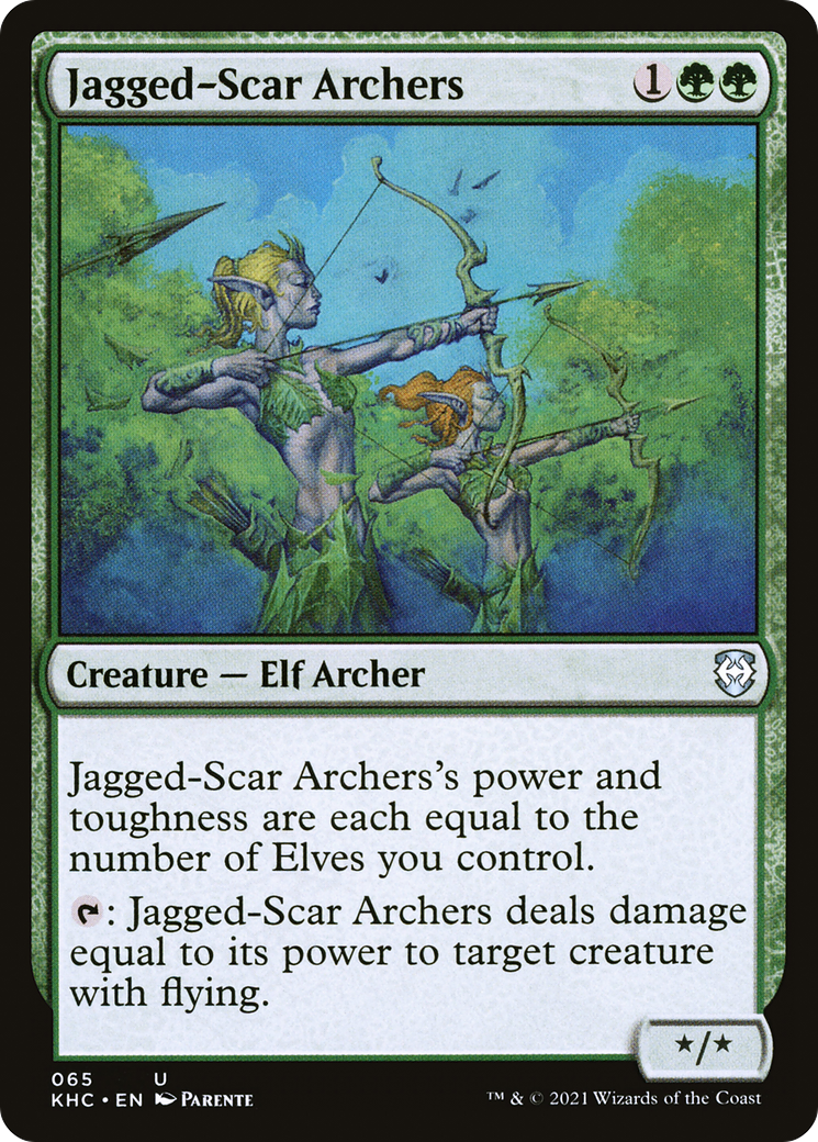 Jagged-Scar Archers (065) - Kaldheim Commander