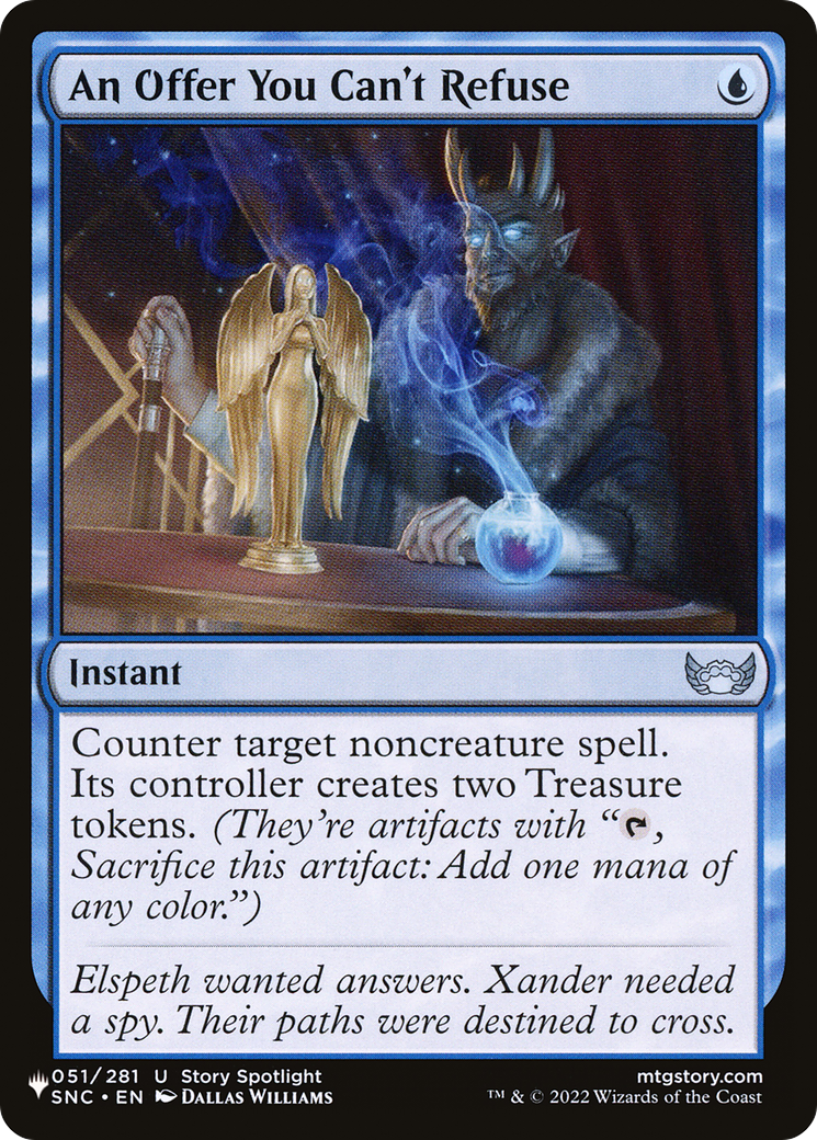 An Offer You Can't Refuse (SNC-51) - The List
