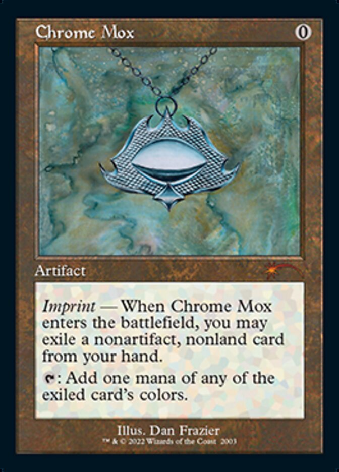 Chrome Mox (Retro) [Secret Lair 30th Anniversary Countdown Kit] | Silver Goblin