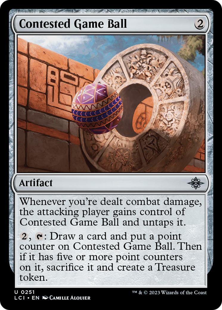 Contested Game Ball [The Lost Caverns of Ixalan] | Silver Goblin