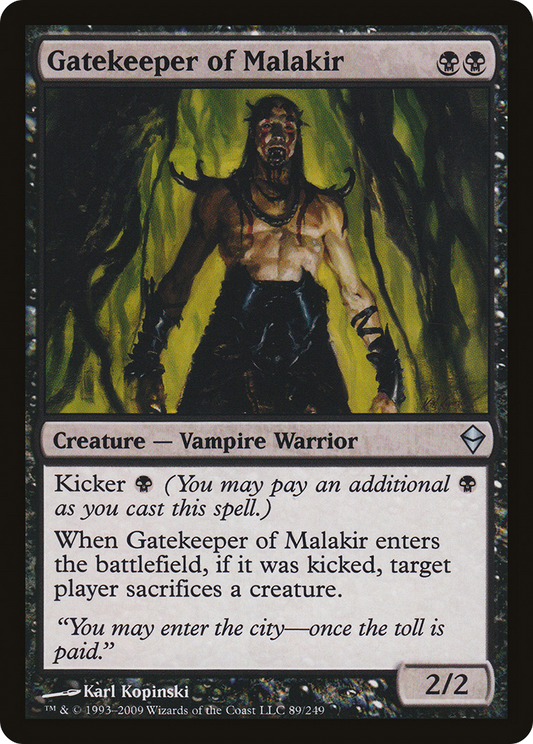 Gatekeeper of Malakir (089) - Zendikar