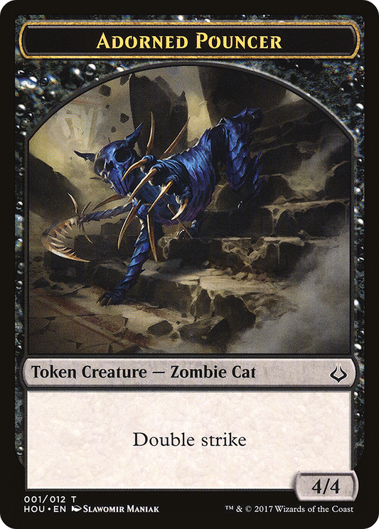 Adorned Pouncer (001) - Hour of Devastation Tokens