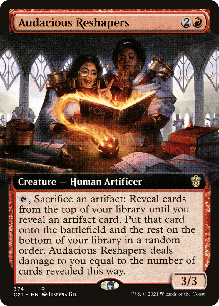 Audacious Reshapers (Extended Art) (374) - Commander 2021