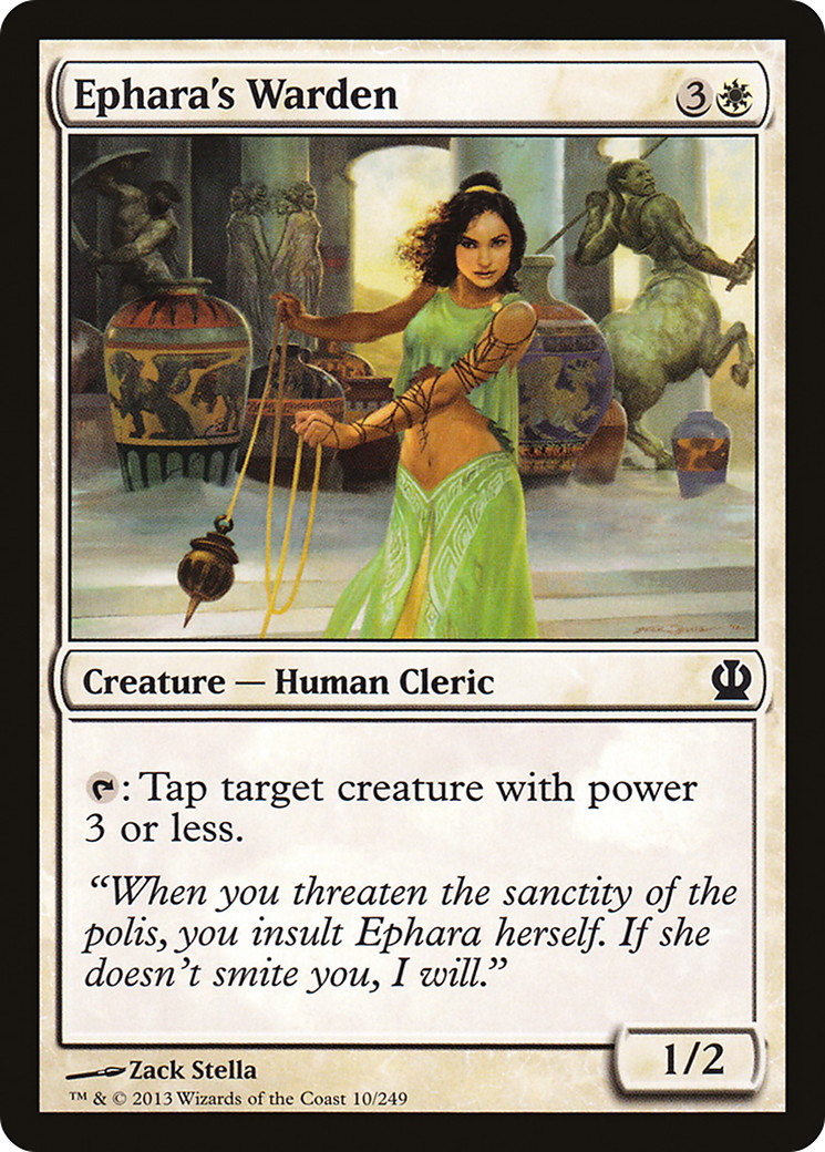 Ephara's Warden (010) Foil - Theros