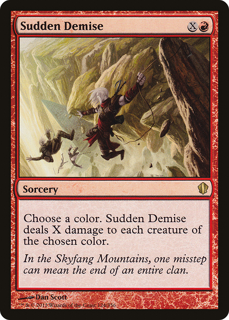 Sudden Demise (124) - Commander 2013