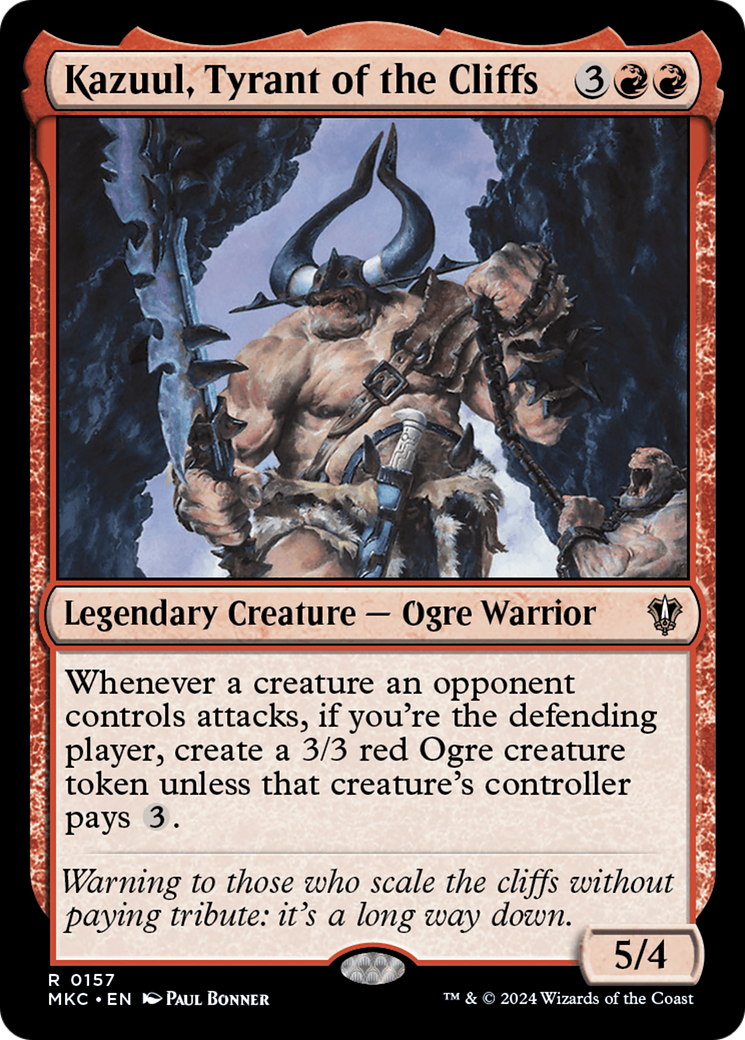 Kazuul, Tyrant of the Cliffs (157) - Murders at Karlov Manor Commander