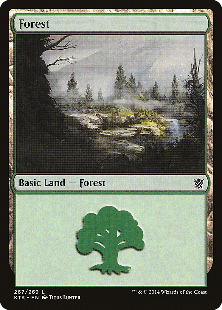 Forest (267) - Khans of Tarkir