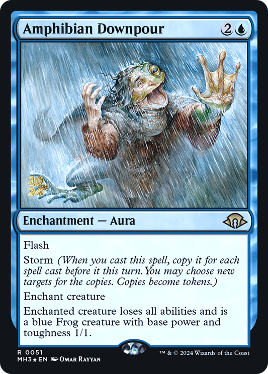 Amphibian Downpour (051) Foil - Modern Horizons 3 Promos