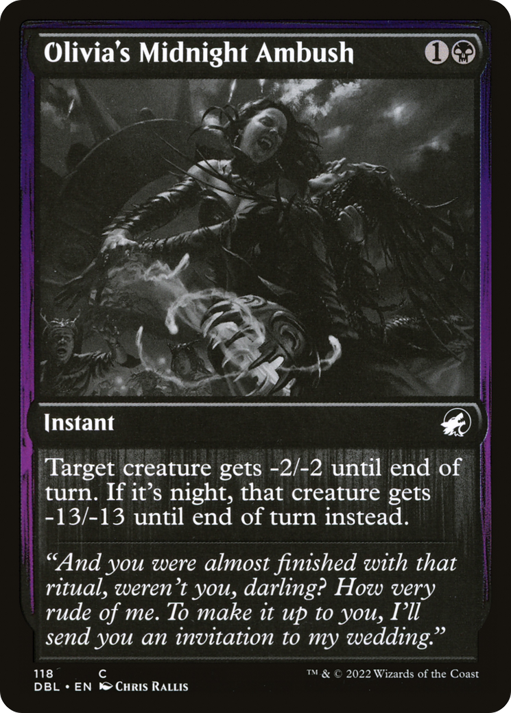 Olivia's Midnight Ambush (118) Foil - Innistrad: Double Feature