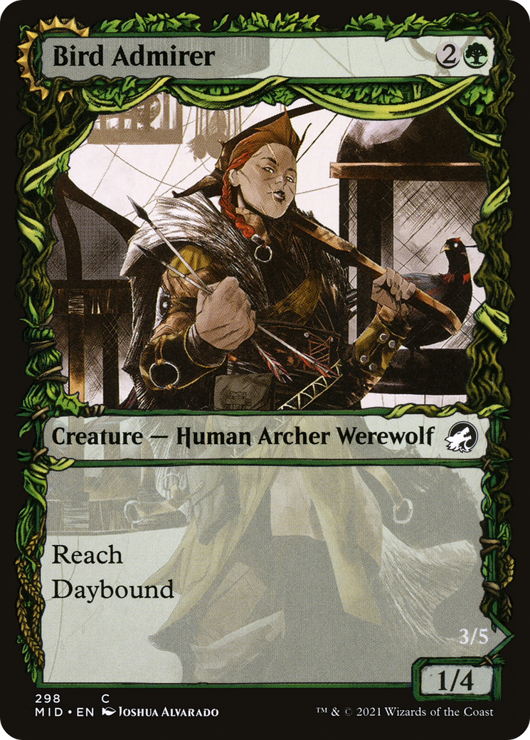 Bird Admirer // Wing Shredder (Showcase) (298) Foil - Innistrad: Midnight Hunt