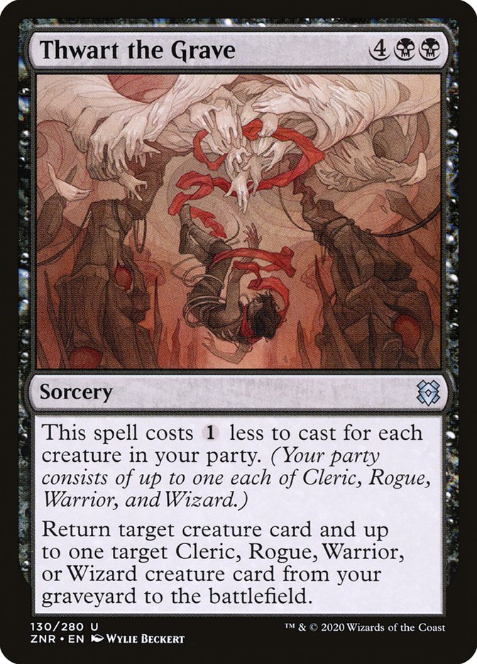 Thwart the Grave [Zendikar Rising] | Silver Goblin