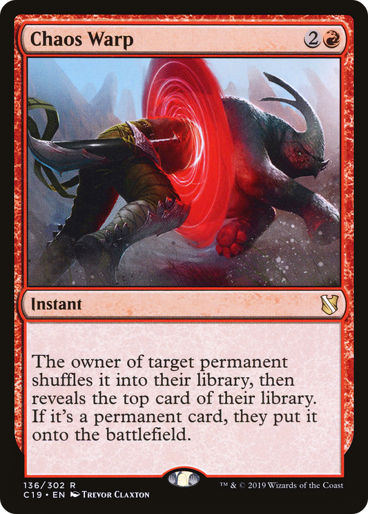 Chaos Warp (136) - Commander 2019