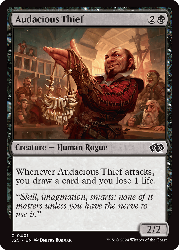 Audacious Thief [Foundations Jumpstart] | Silver Goblin