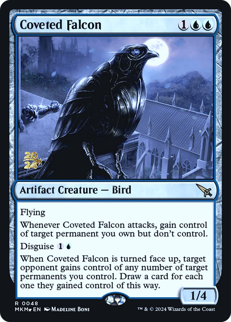 Coveted Falcon (048) Foil - Murders at Karlov Manor Promos