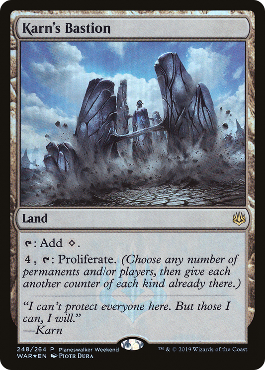 Karn's Bastion (248) Foil - War of the Spark Promos