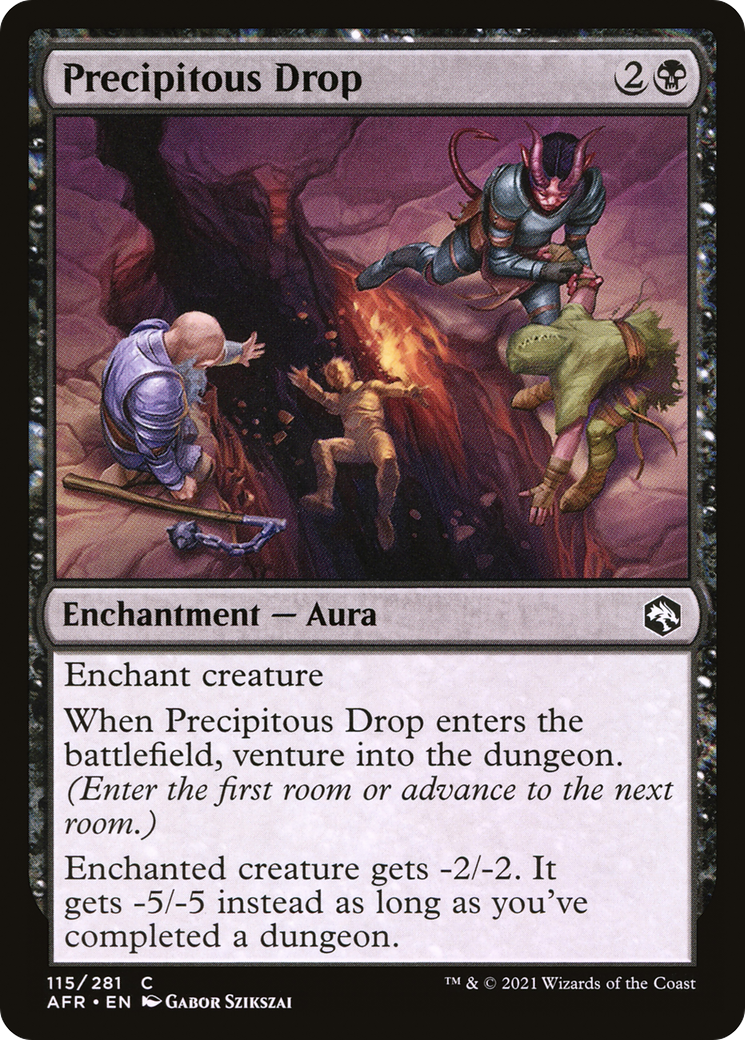 Precipitous Drop (115) Foil - Adventures in the Forgotten Realms