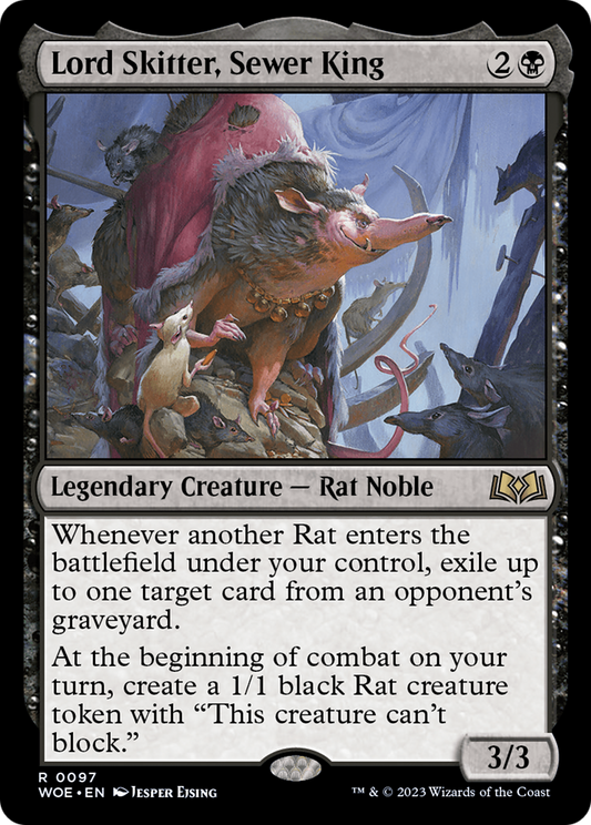 Lord Skitter, Sewer King (097) - Wilds of Eldraine