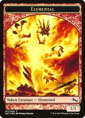 Elemental // Elemental Double-Sided Token (011/020) [Unstable Tokens] | Silver Goblin