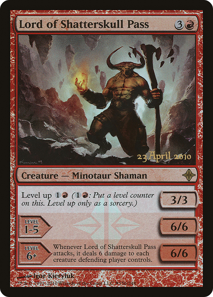 Lord of Shatterskull Pass (156★) Foil - Rise of the Eldrazi Promos