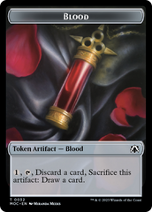 Blood // Shapeshifter Double-Sided Token [March of the Machine Commander Tokens] | Silver Goblin